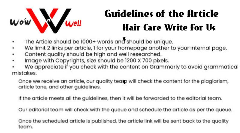 Hair Care Write For Us