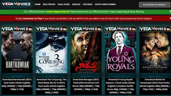 Vega movies 2021 – Illegal Web Series & Movies